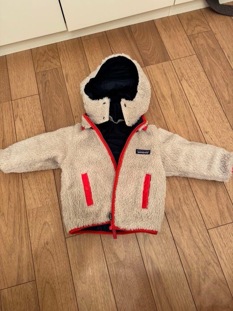 【本日限定価格】美品 Patagonia ベビー リバーシブルアウター