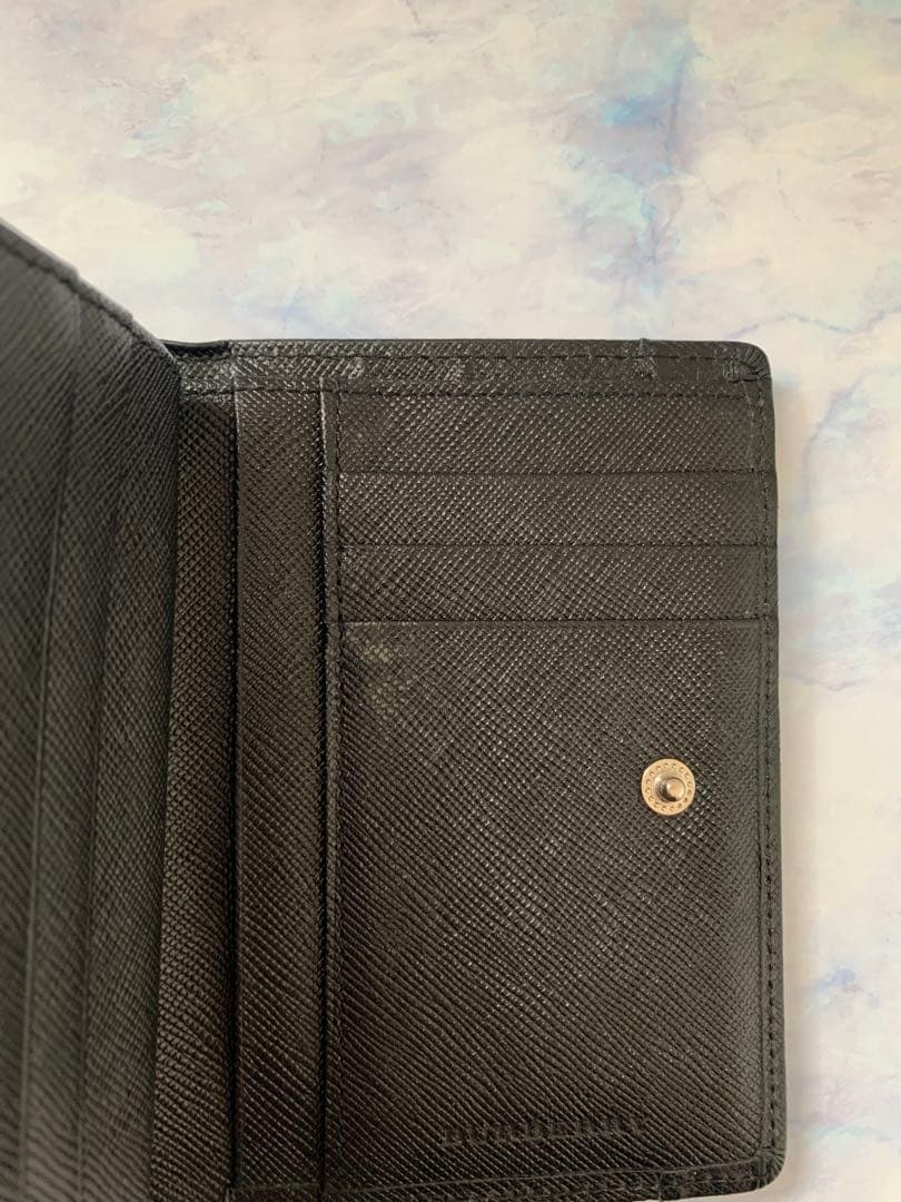 【中古】BURBERRY バーバリー　ノバチェック2つ折り財布 ガマ口