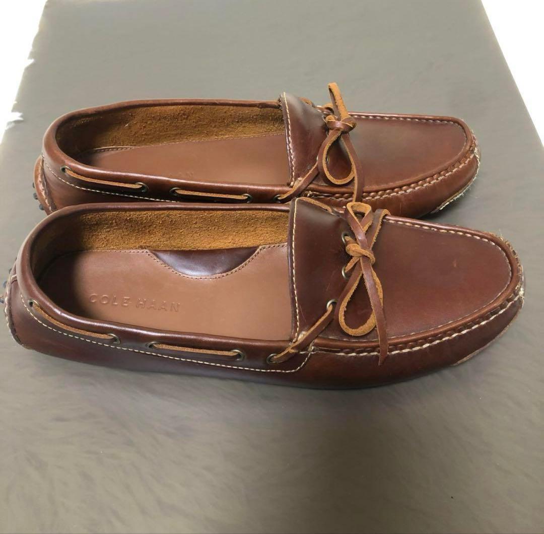COLE HAAN コールハーン　レザー　ドライビングシューズ　25.5