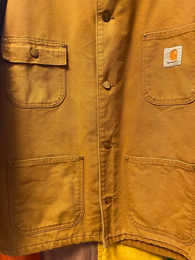 XLサイズ　90s USA製Carhartt ミシガンチョアコート　美品
