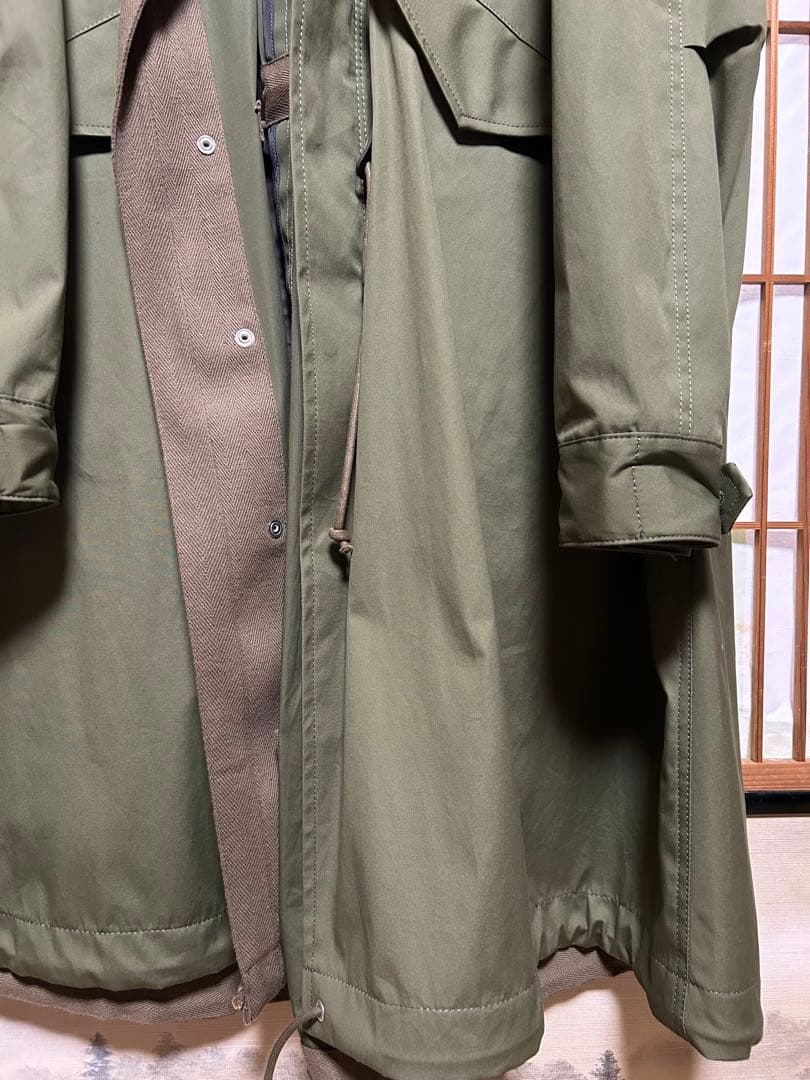 【サイズ：2】sacai サカイ 22AW モッズコート ジャケット カーキ