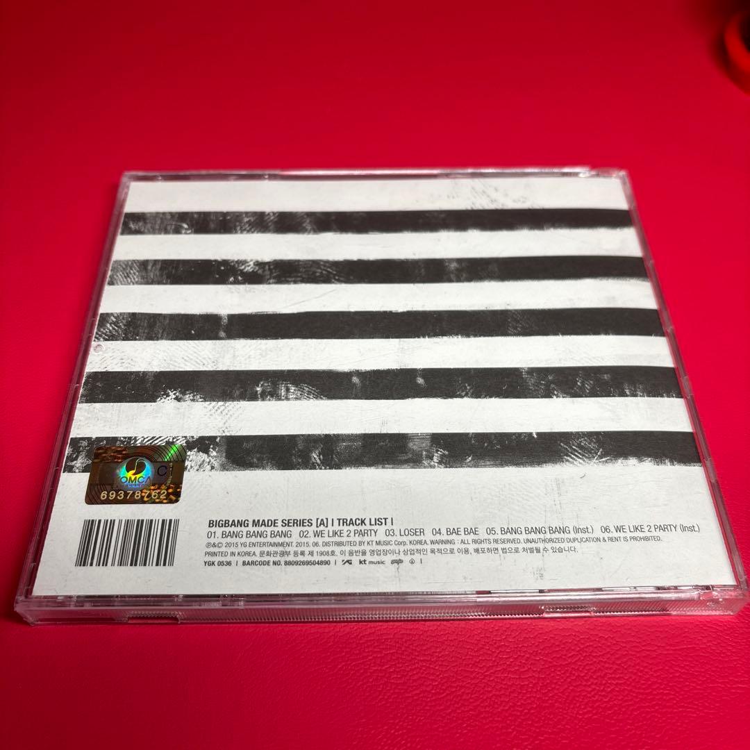 BIGBANG MADE SERIES CD 韓国盤 トレカ付き