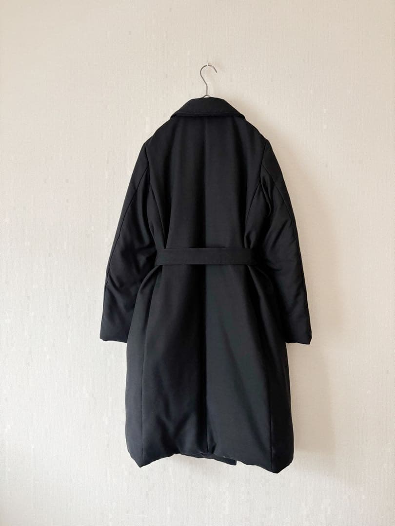 美品　ICB アイシービー　トレンチ　ダウンコート　ロングコート　ブラック　M