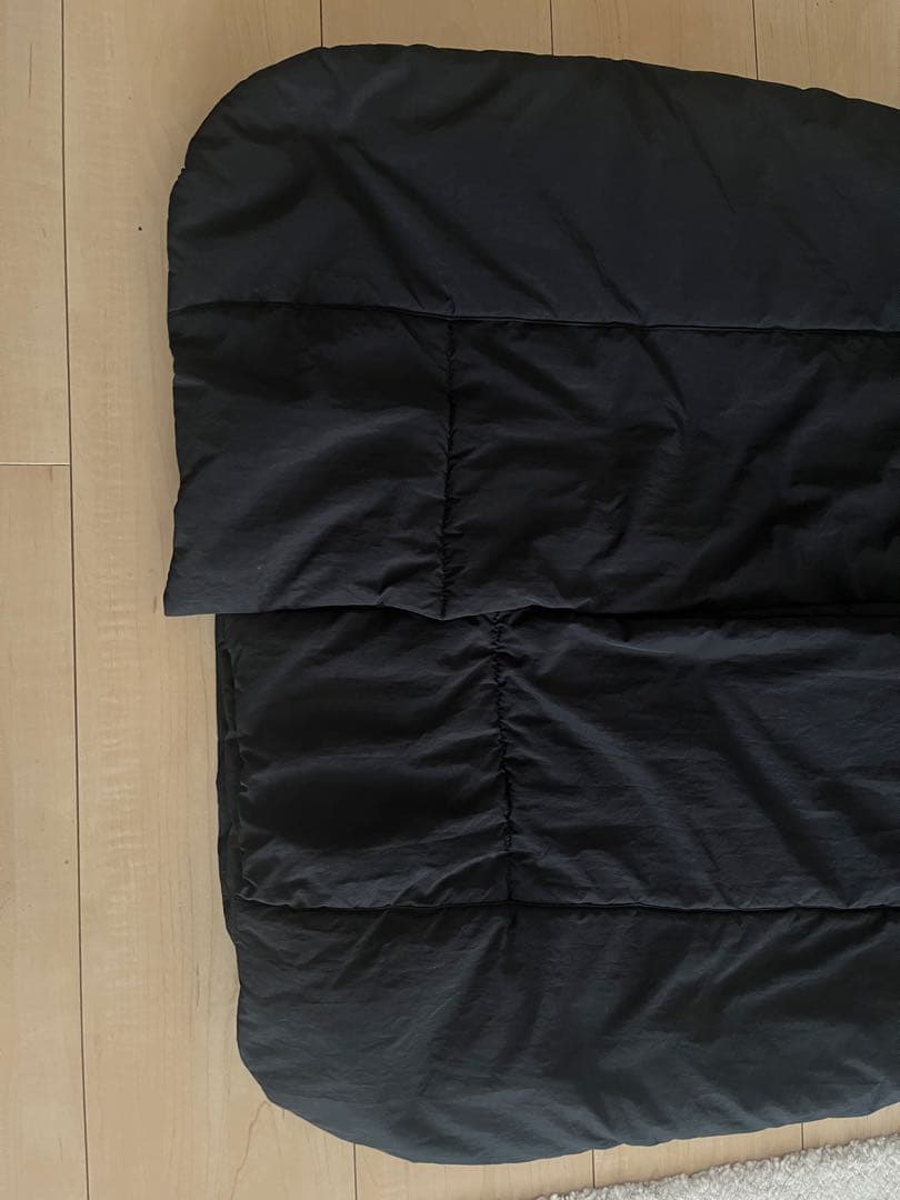 Du noir × kanoco 　コラボ　ロング中綿コート　ブラック