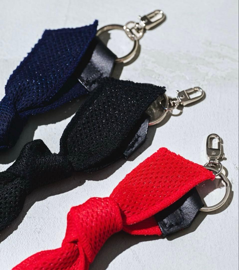 【未使用】Meravel Bow Mesh Strap　ブラック