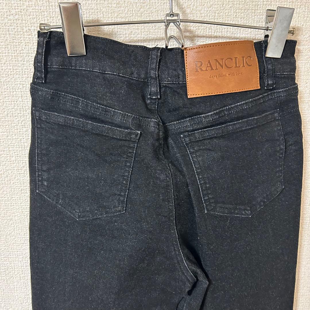 パンツ side slit denim ribbon pants RANCLIC