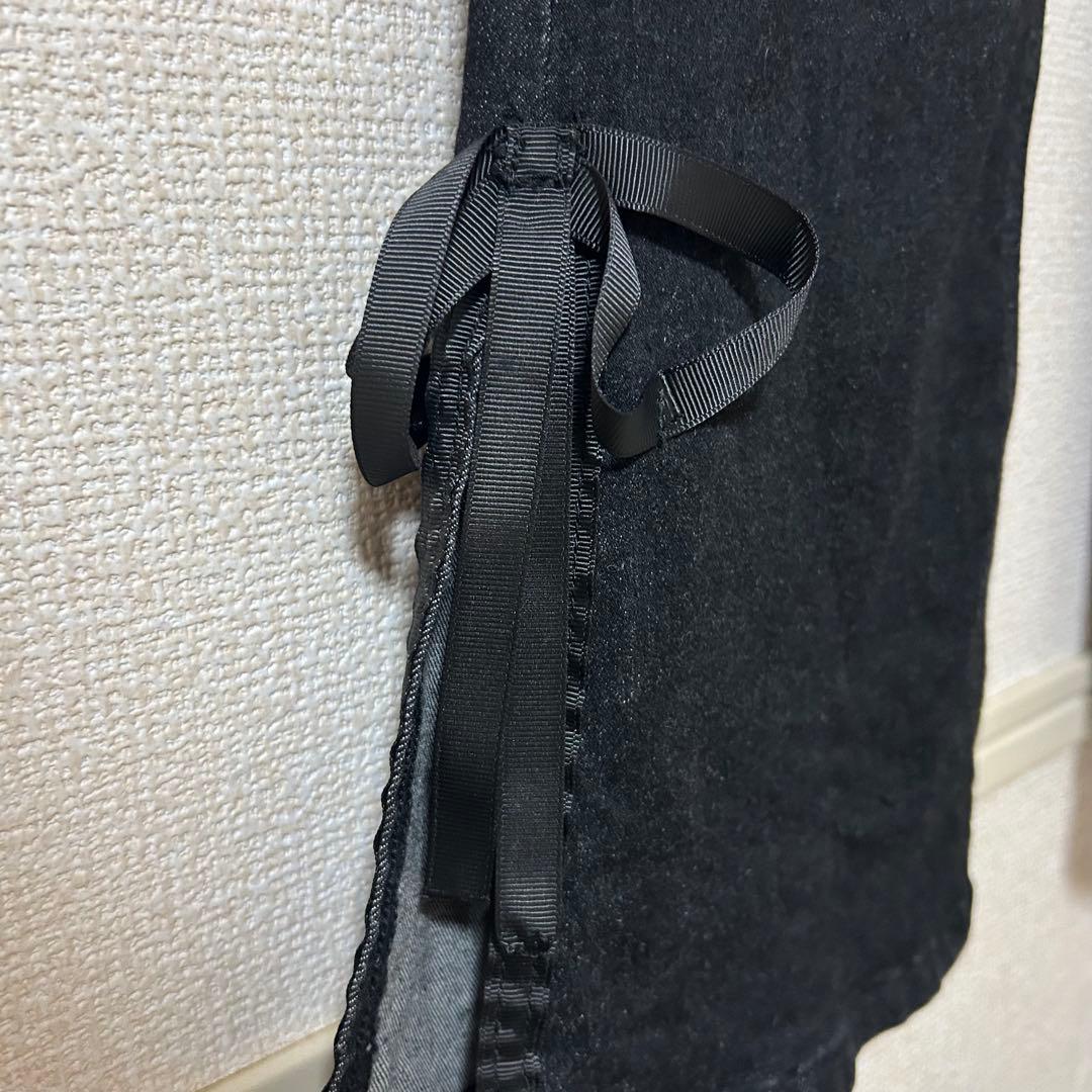 パンツ side slit denim ribbon pants RANCLIC