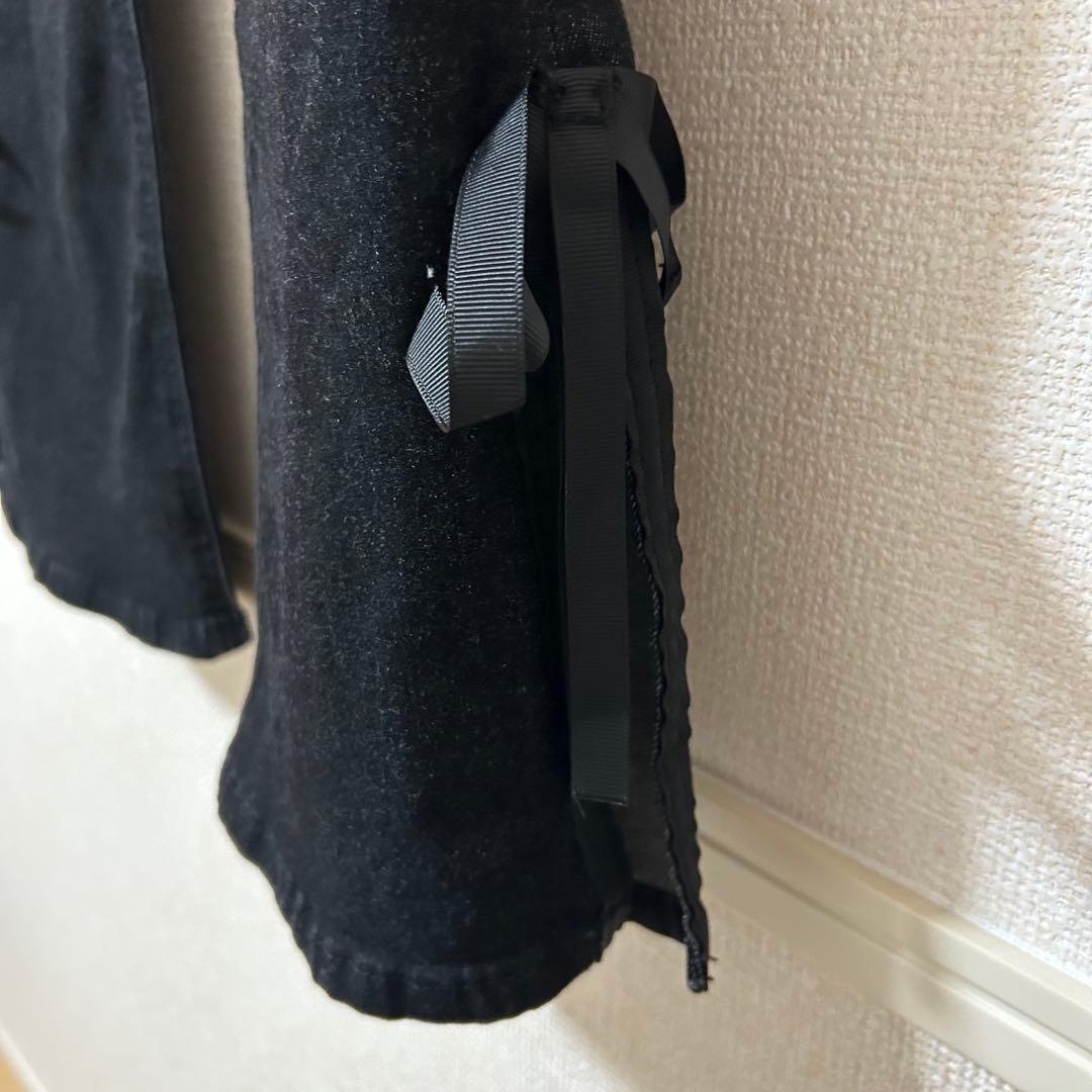 パンツ side slit denim ribbon pants RANCLIC