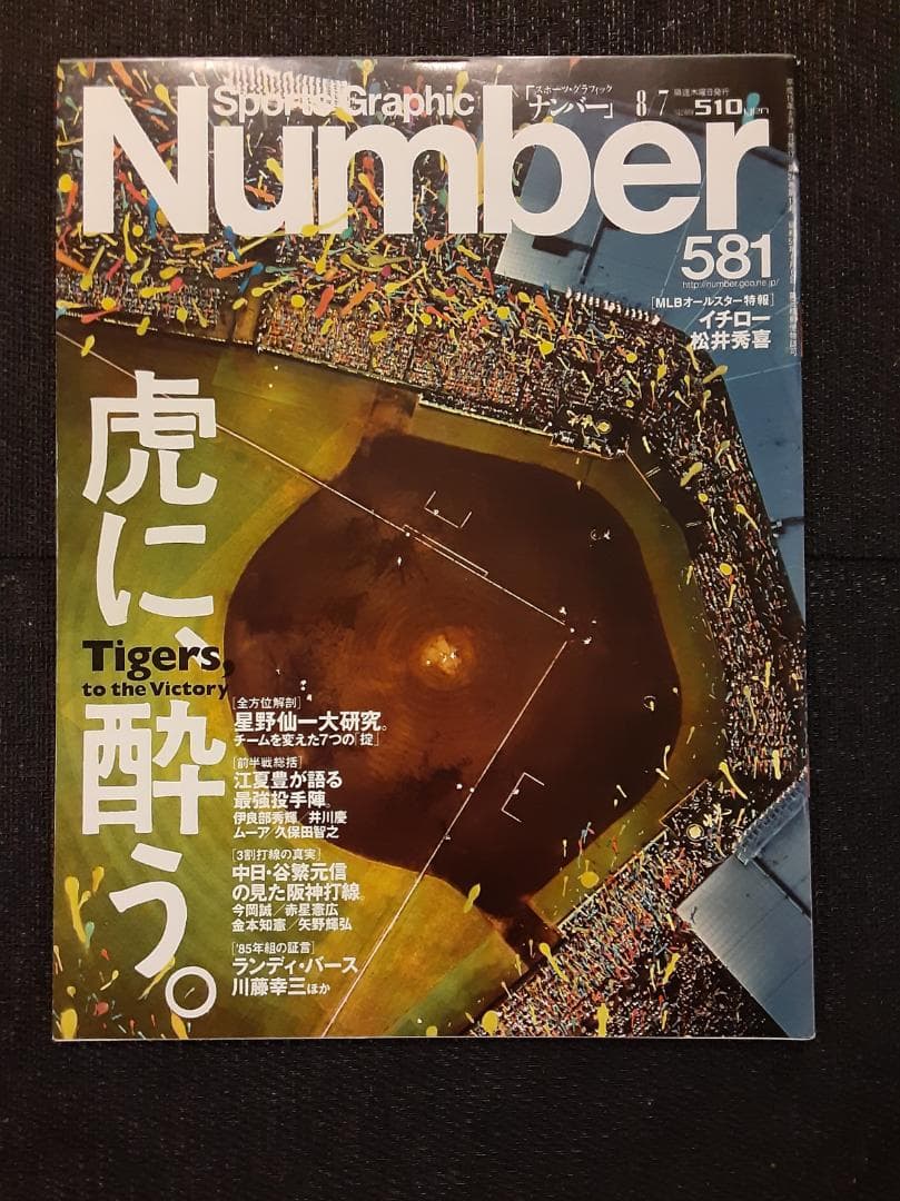 阪神タイガース　特集雑誌　10冊セット（昭和53年～平成15年）