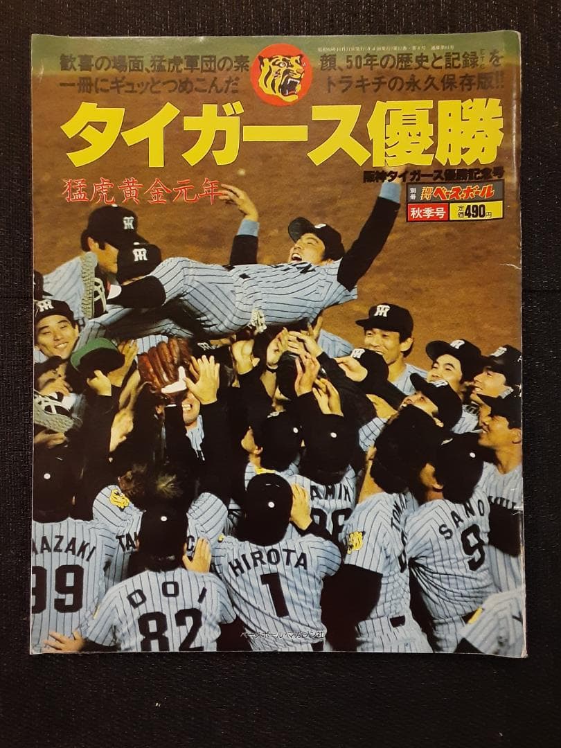 阪神タイガース　特集雑誌　10冊セット（昭和53年～平成15年）