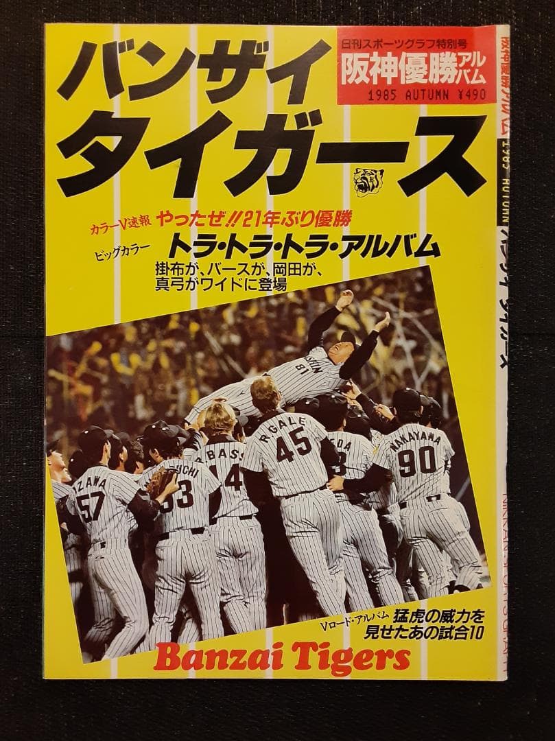 阪神タイガース　特集雑誌　10冊セット（昭和53年～平成15年）