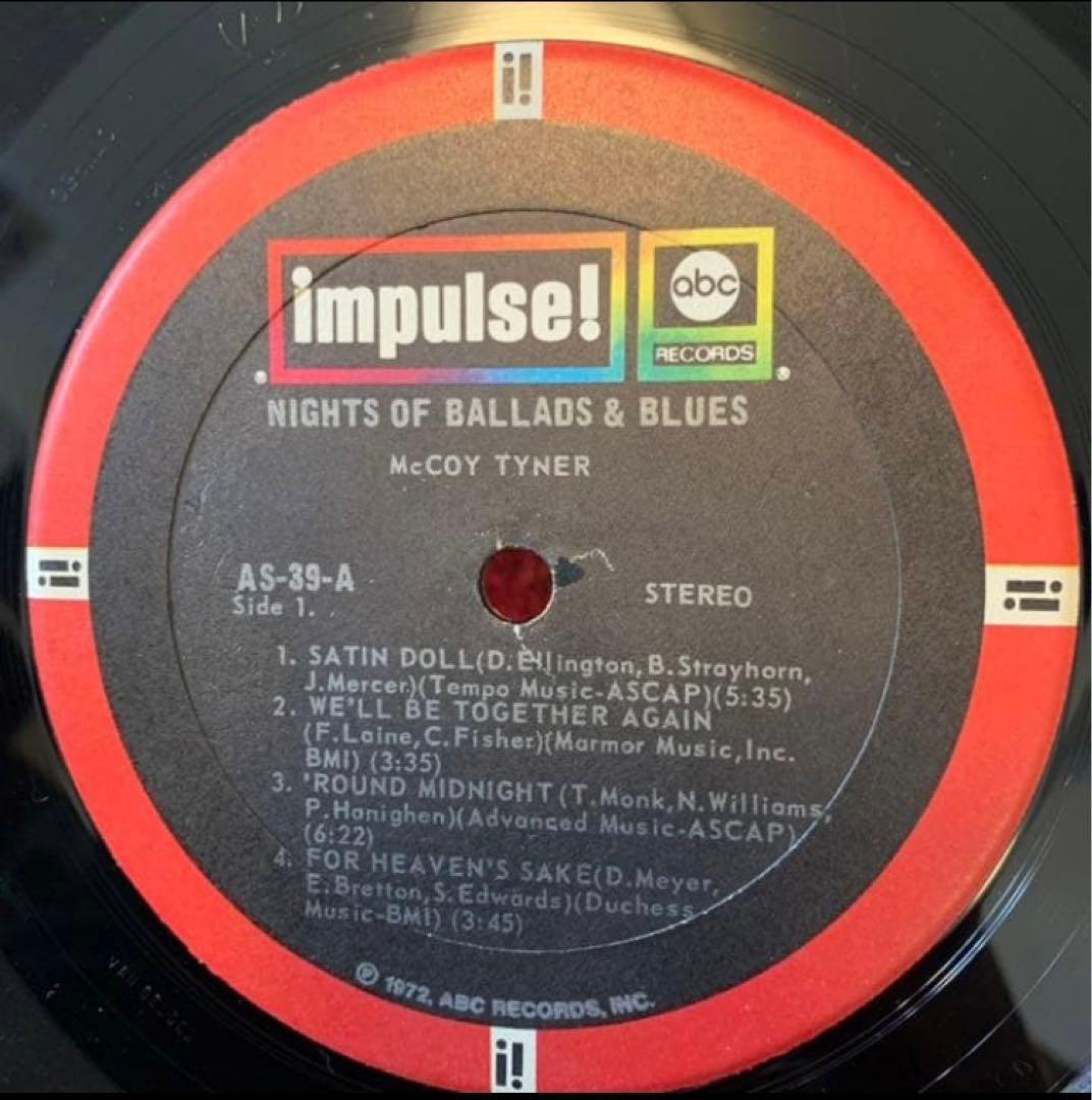 洋楽 McCOY TYNER NIGHTS OF BALLADS & BLUES