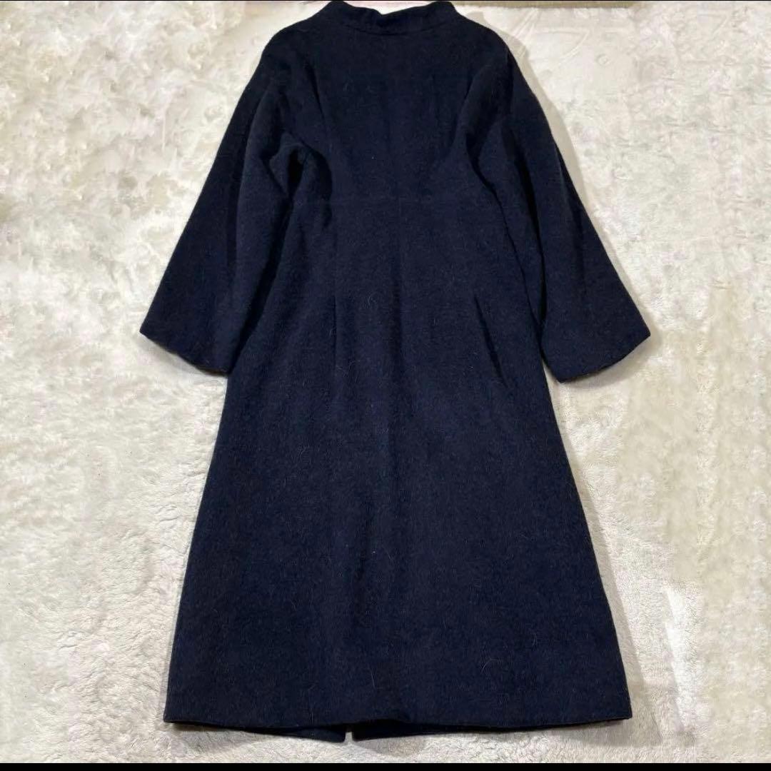 t*k様 《美品》マメクロゴウチ ウール シャギー ノーカラー ロングコート ネ