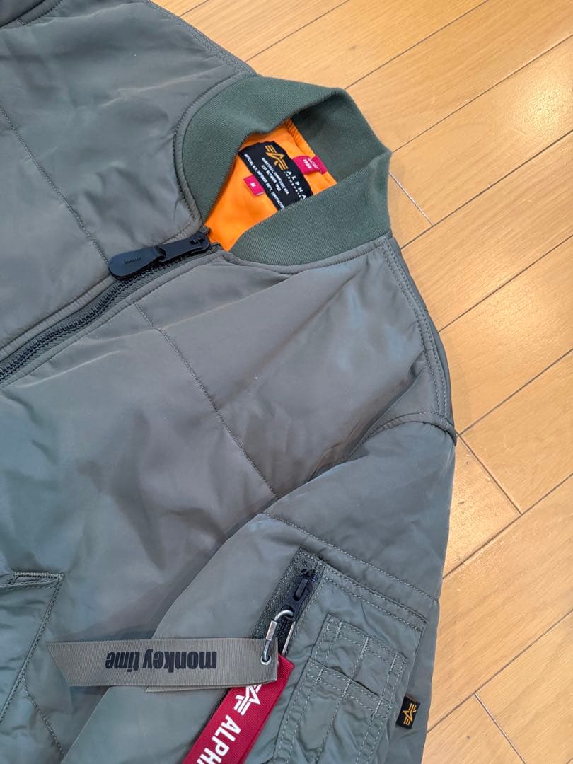 ALPHA INDUSTRIES×monkey time QLTD MA-1