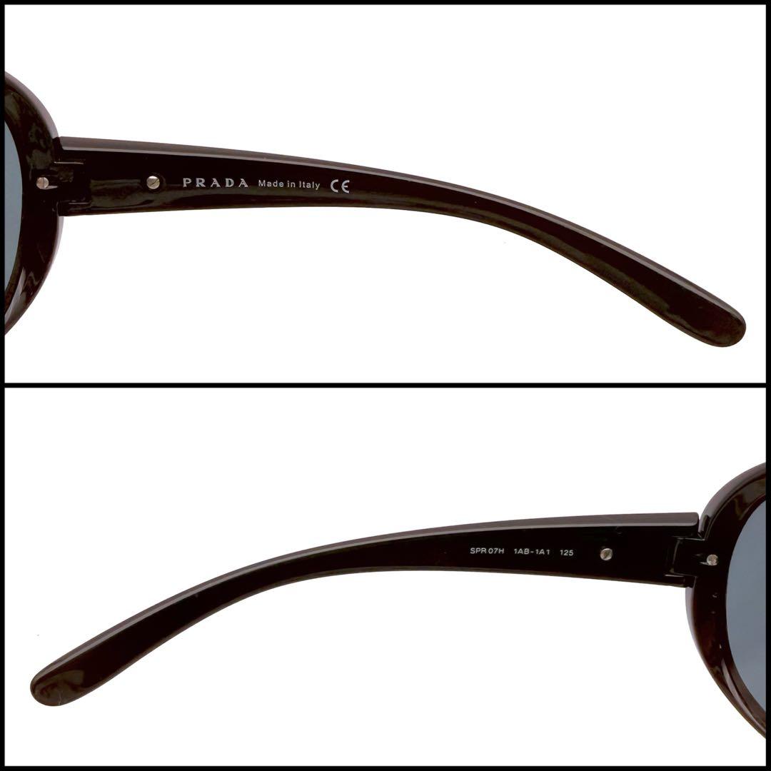 【美品】PRADA プラダ　シールドレンズ　サングラス　ロゴ