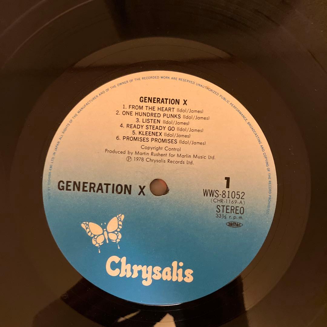 ジェネレーションX 国内盤1978 LP