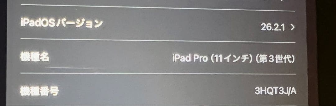iPad Pro 11インチ　第3世代　Apple M1チップ搭載