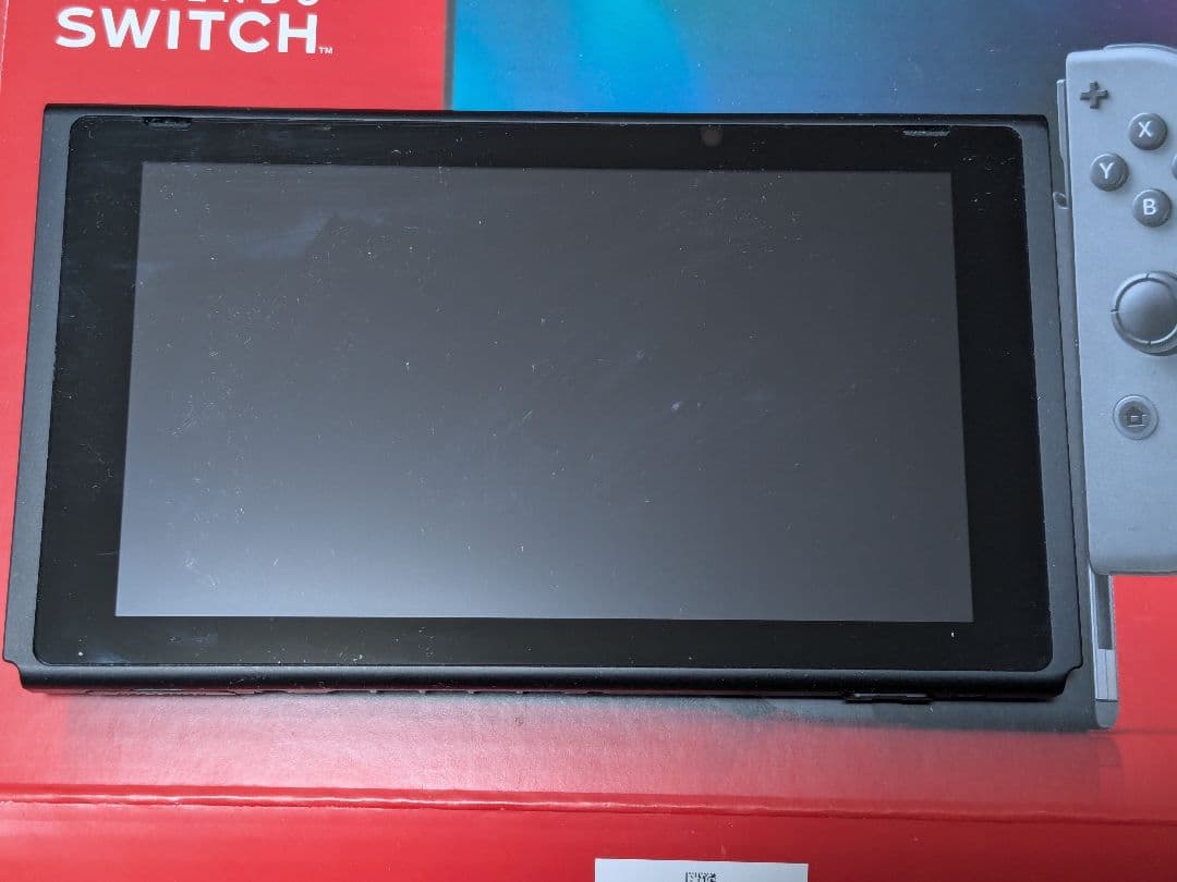 【訳あり】Nintendo Switch 本体(グレー)64GB SDカード付き