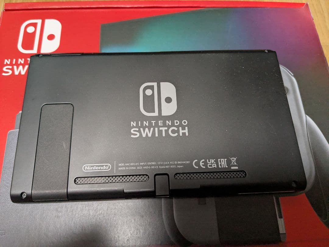 【訳あり】Nintendo Switch 本体(グレー)64GB SDカード付き