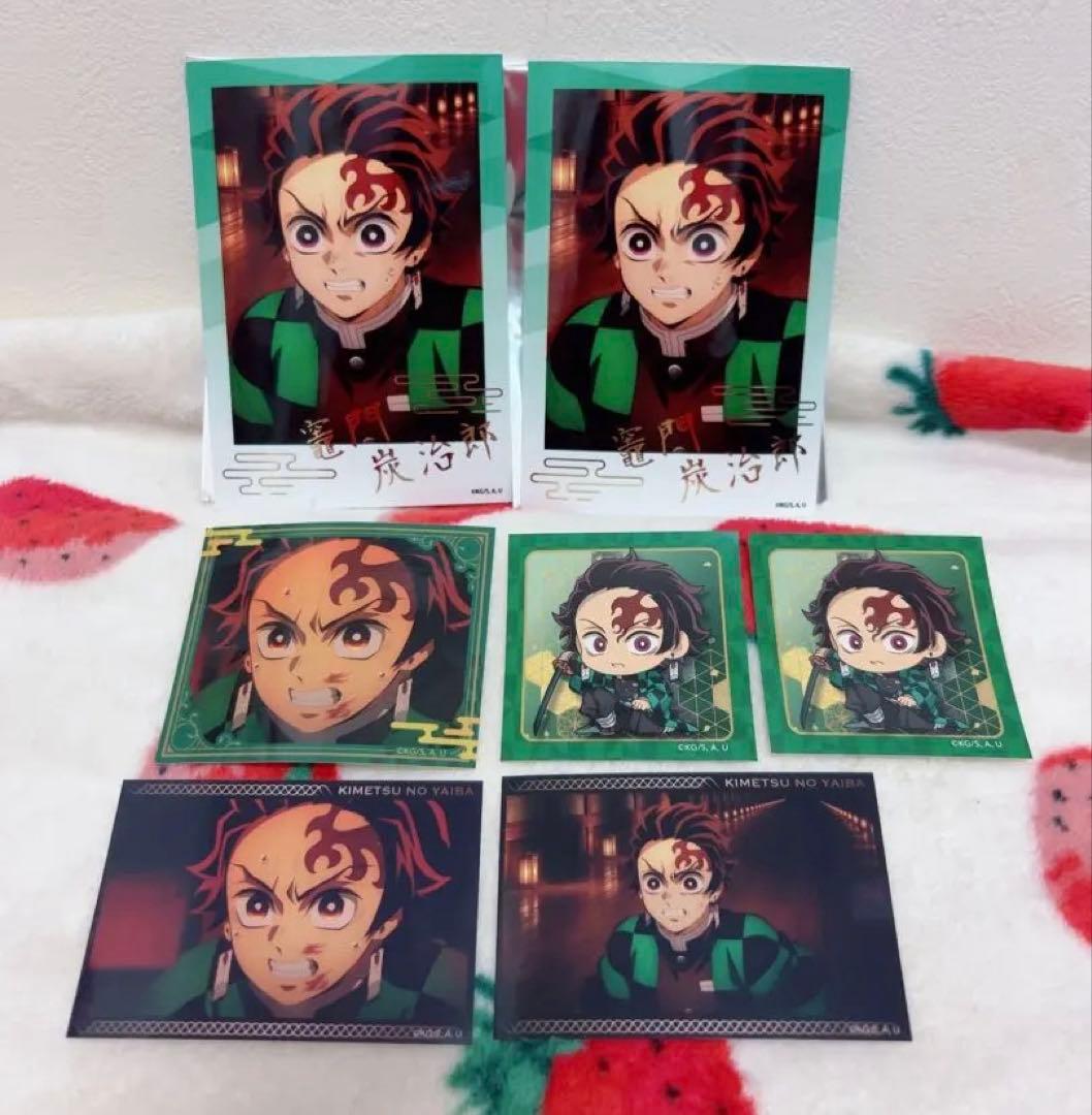 鬼滅の刃 アニプレックスオンラインくじ ブロマイド まとめ売り ポストカード付き