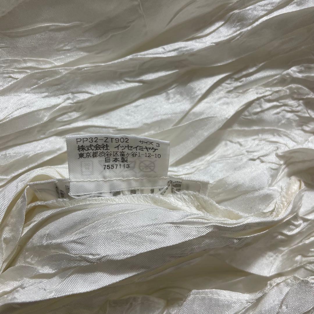 プリーツプリーズ イッセイミヤケ シワ加工半袖カットソー Tシャツ ハイネック
