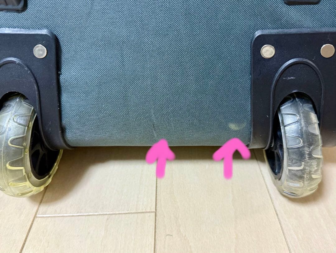 Rockland キャスター付ローリングダッフル グレー 特大 70L キャンプ