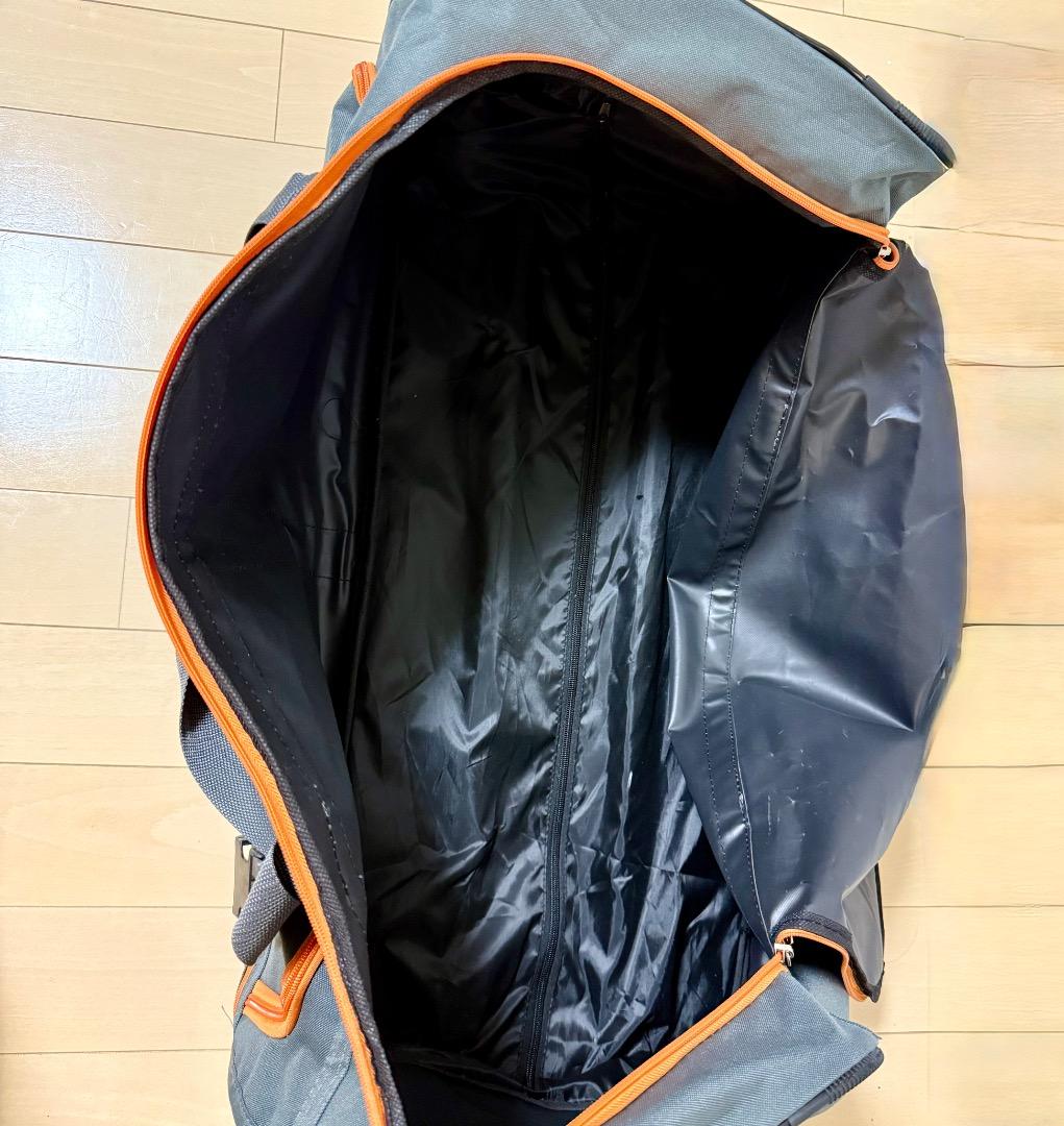 Rockland キャスター付ローリングダッフル グレー 特大 70L キャンプ