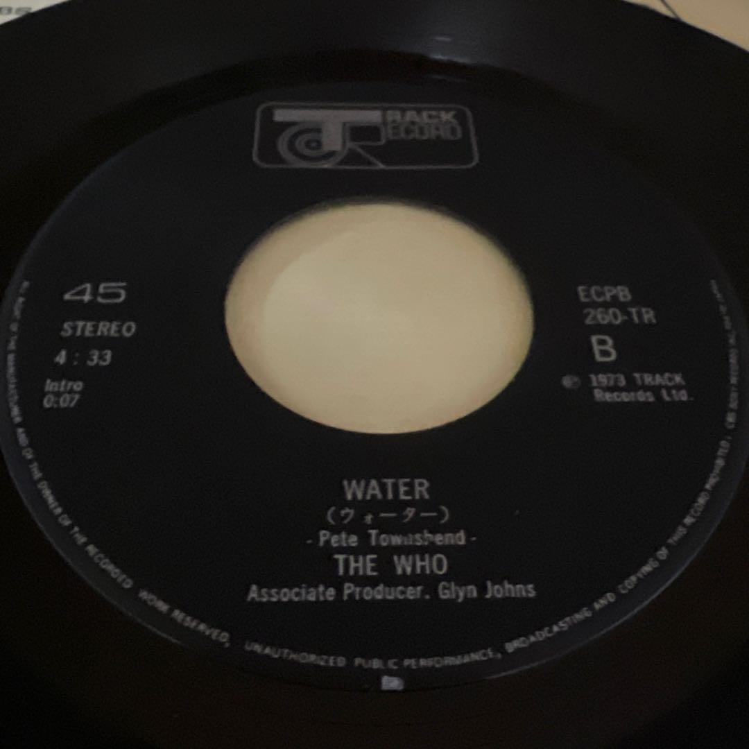 ザ・フー　リアル・ミー　ウォーター　THE WHO 四重人格 国内盤 EP