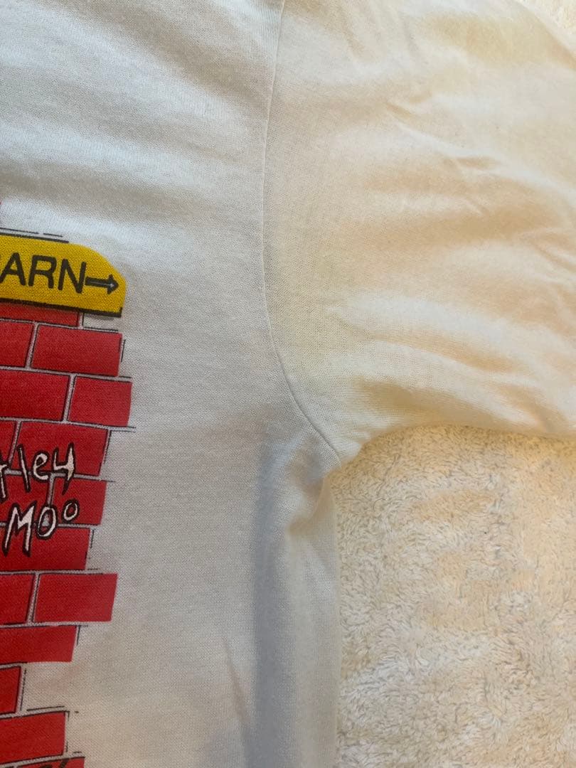 80s vintage 牛 T-shirt