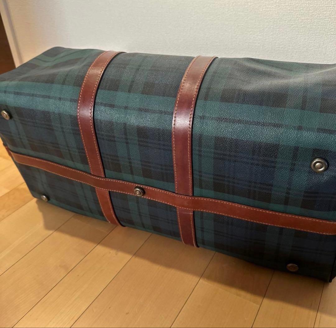 【本日限定価格】超美品 ポロラルフローレン ブラックウォッチ ボストンバッグ