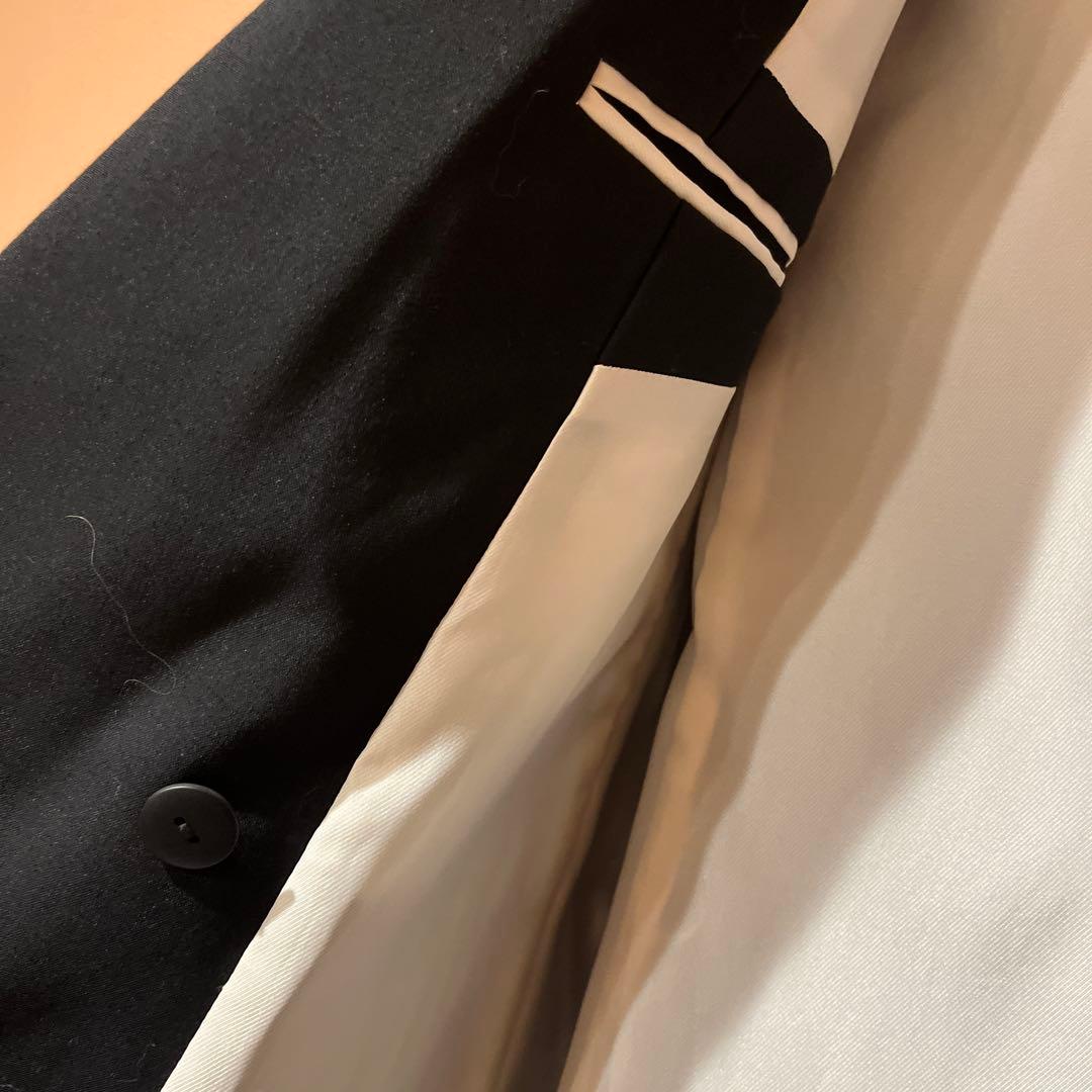 【美品】MilaOwen 金釦ダブルブレストブレザー　黒1