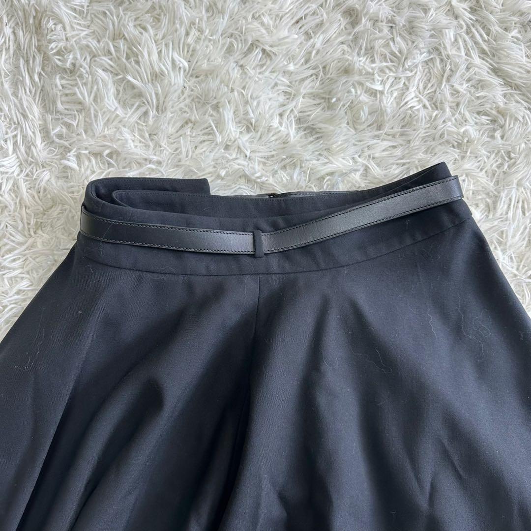 ✨極美品✨ エルメス ロングラップ スカート ドレープ ロング ベルト フレア