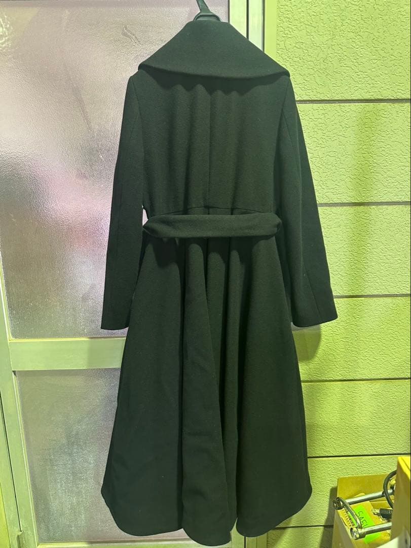 GA207 JENNEロングコートコート　ブラック　L