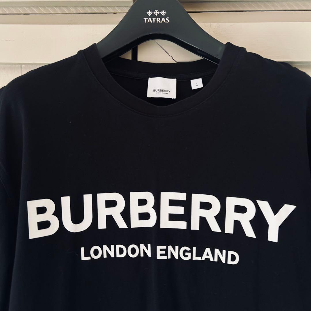 現行　BURBERRY ブラック 半袖　Tシャツ Lサイズ　バーバリー
