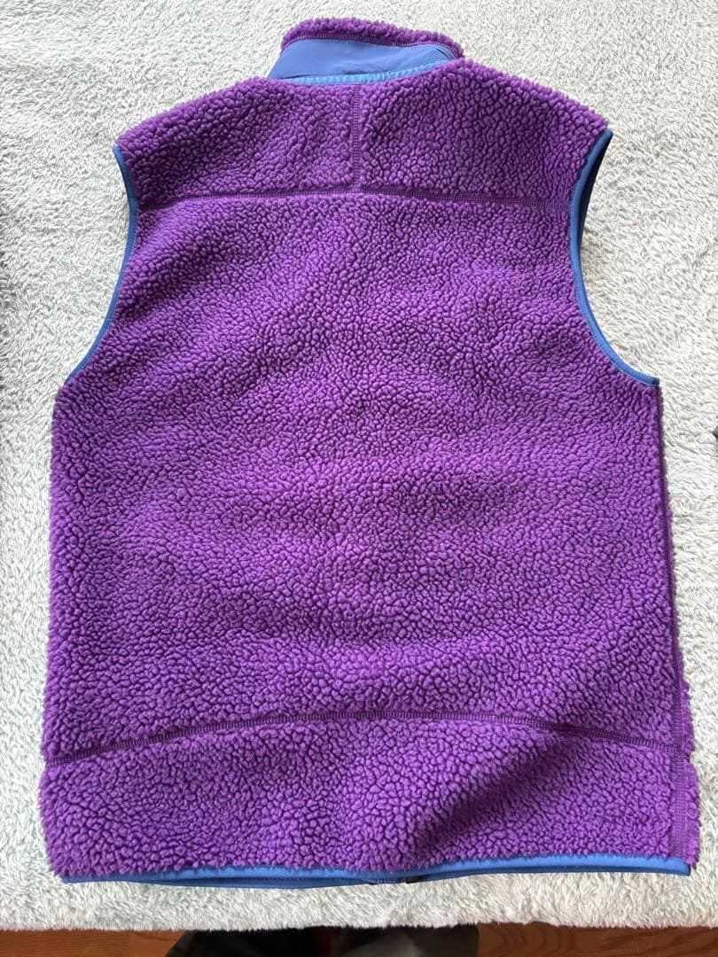 patagonia レトロXフリースベスト M 紫