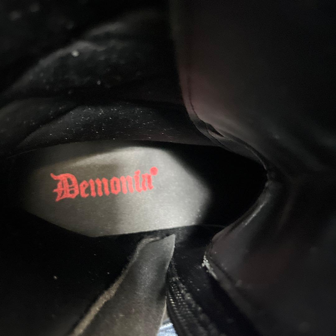 【未使用品】Demonia WRATH-205 ブラック コンバットブーツ