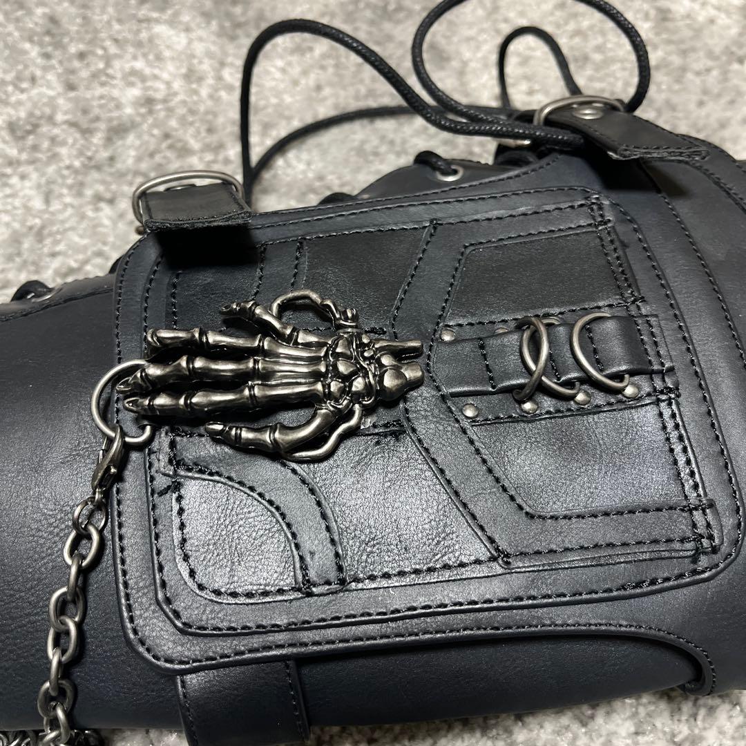 【未使用品】Demonia WRATH-205 ブラック コンバットブーツ