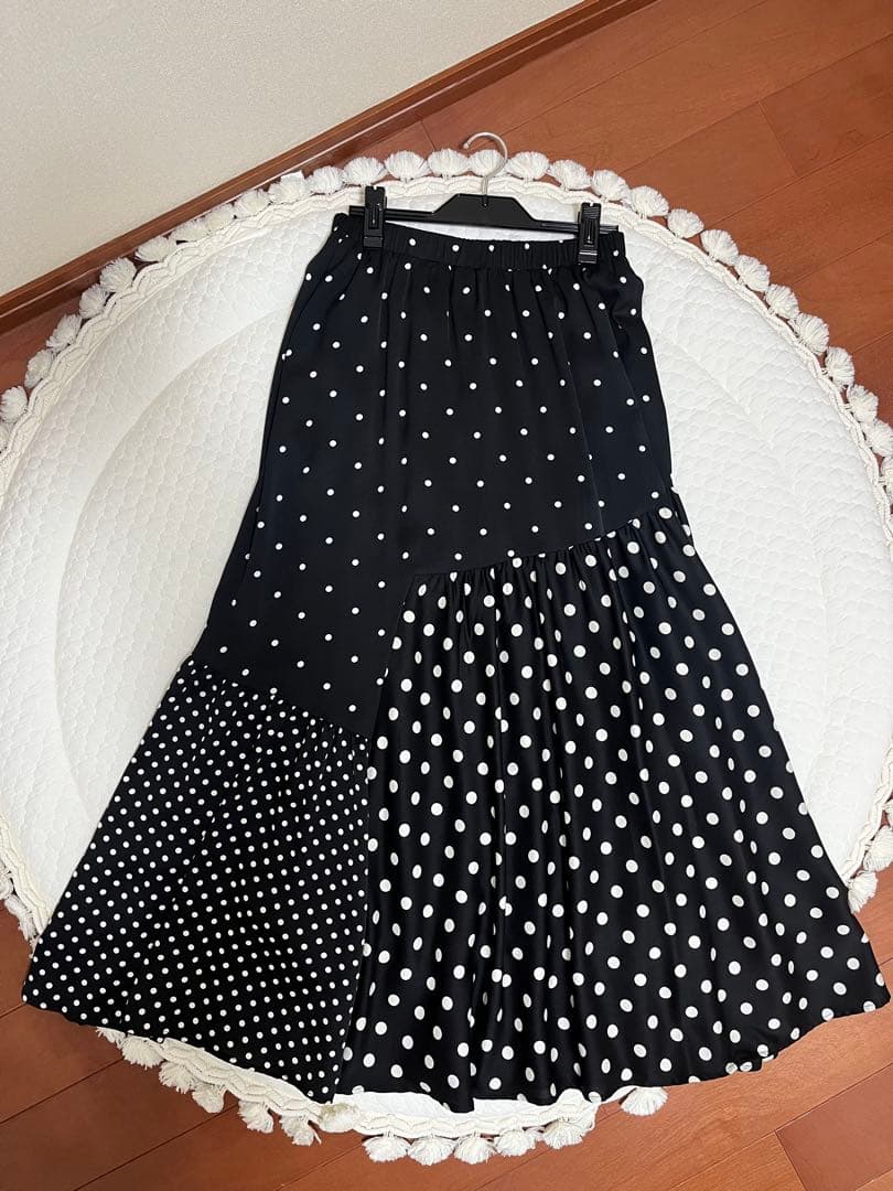 【美品】BEARDSLEY ビアズリー　ドットスカート