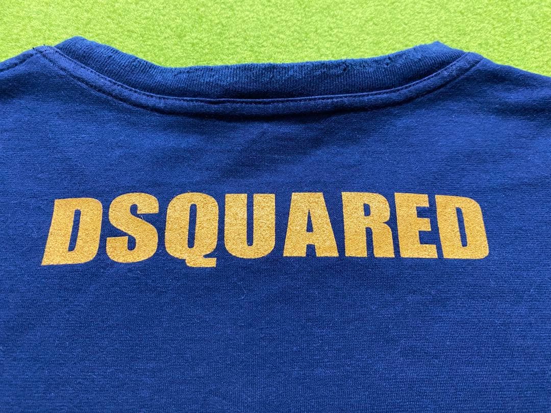 【DSQUARED2】メイプルTシャツ ネイビー Mサイズ　ヴィンテージレベル