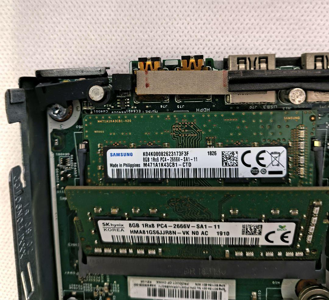 【電源】HP EliteDesk 800 G3 Mini 35ｗ メモリ16GB