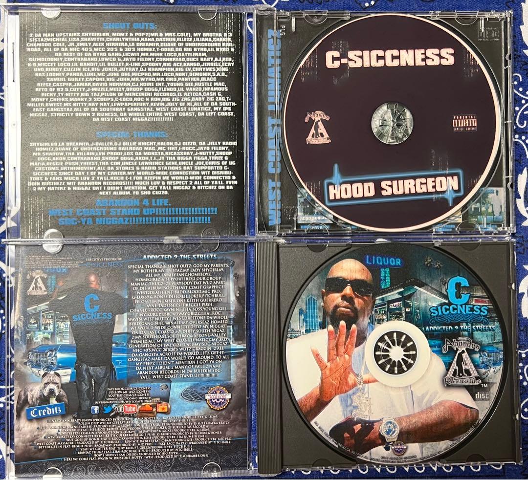C-Siccness 2枚セット CRIPS G-FUNK DAGO