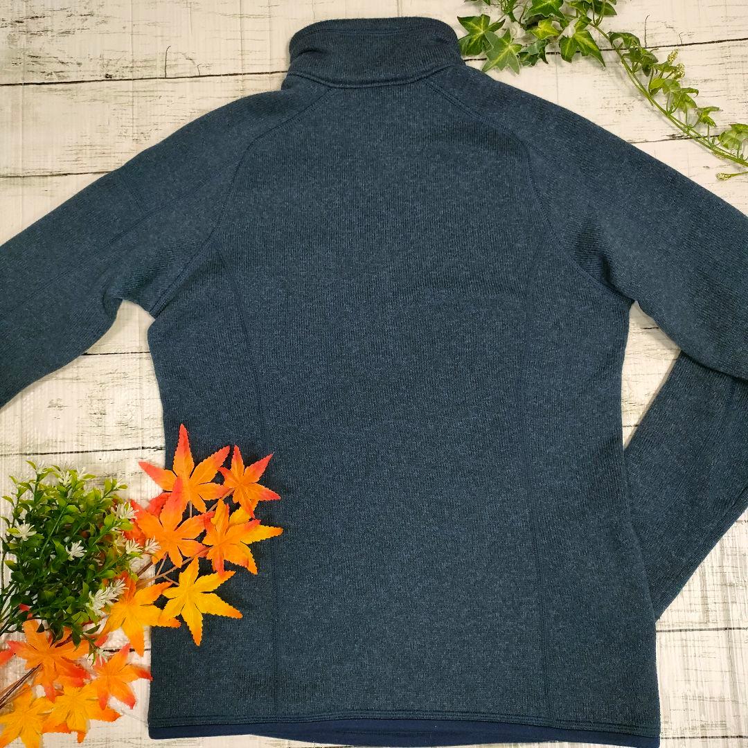 人気◆patagonia◆ハーフジップ フリースベターセーター◆XS/ブルー系