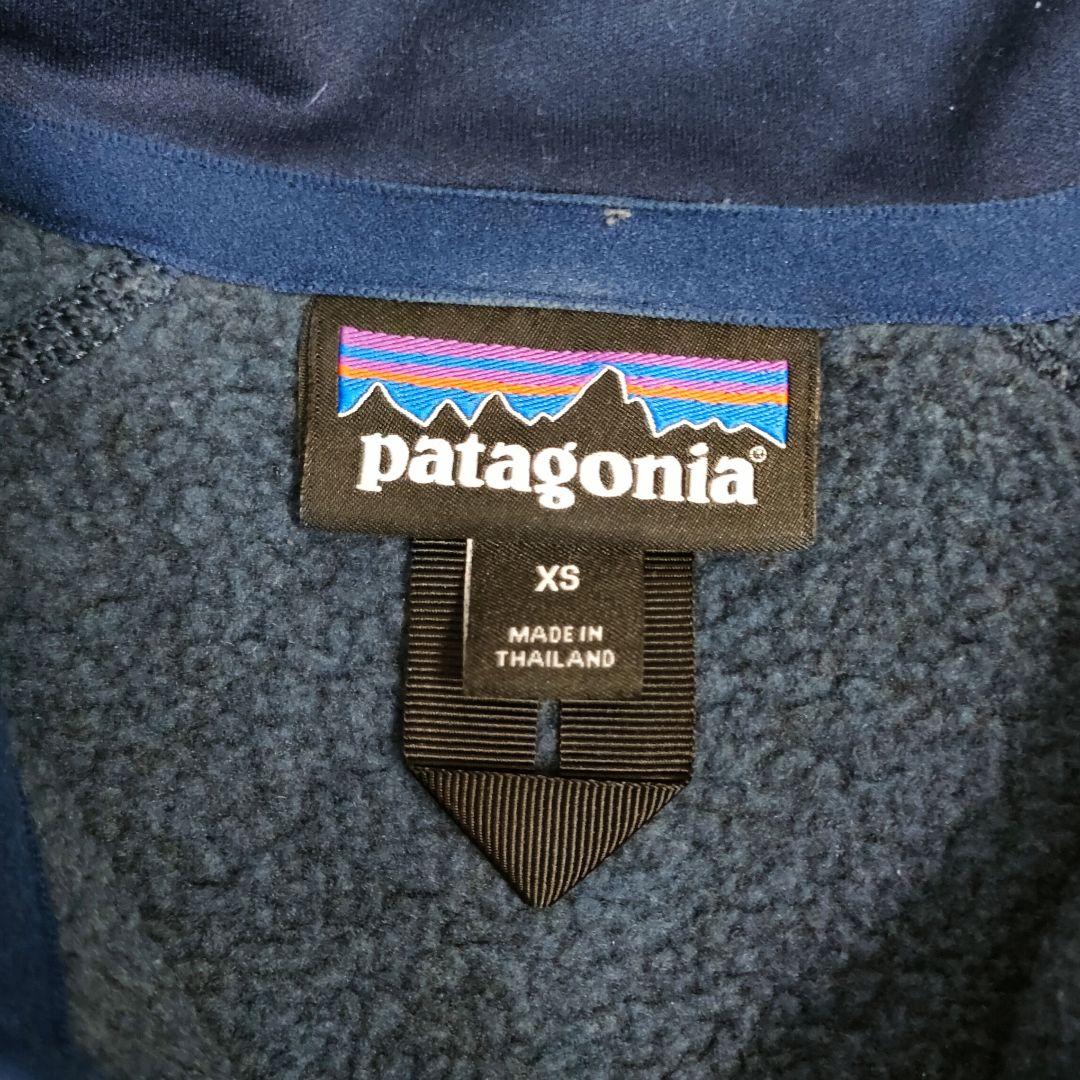 人気◆patagonia◆ハーフジップ フリースベターセーター◆XS/ブルー系
