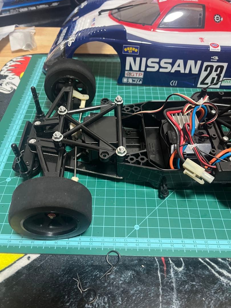 レ*オ様 中古　タミヤ　RC Ｃカー　ニッサン　R91CP ボディー付き