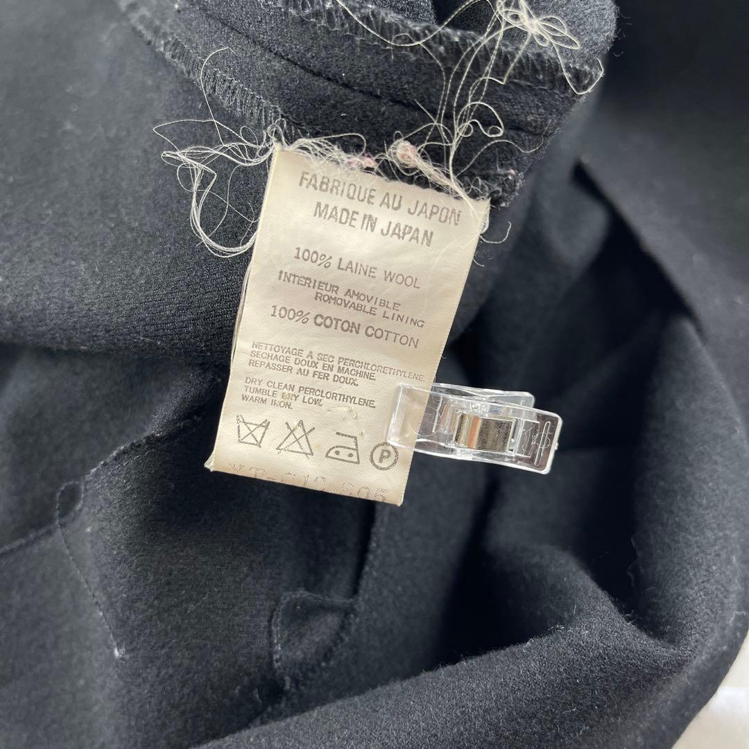 Y's YOHJI YAMAMOTO ウールコート ライナーシャツ 黒 L相当