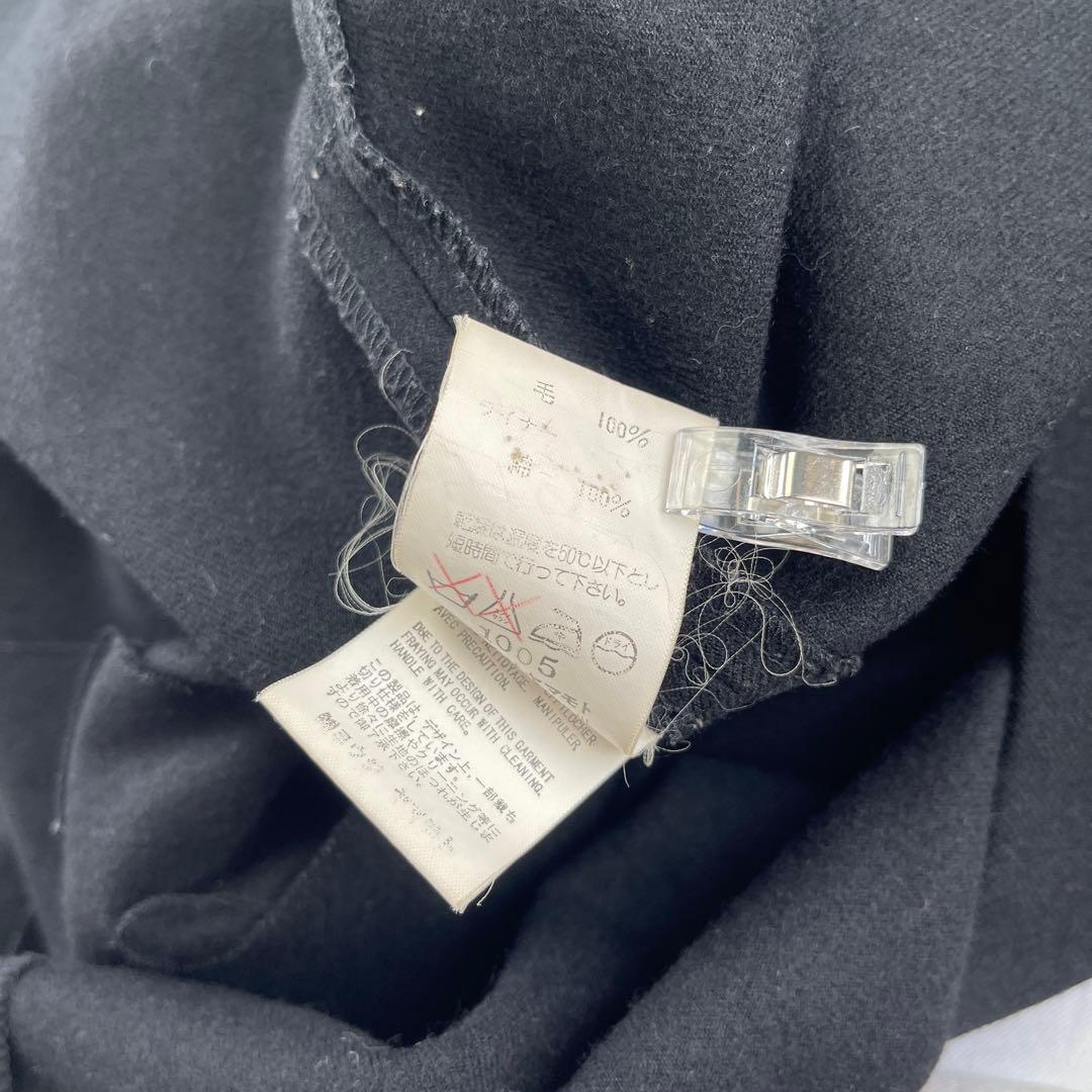Y's YOHJI YAMAMOTO ウールコート ライナーシャツ 黒 L相当