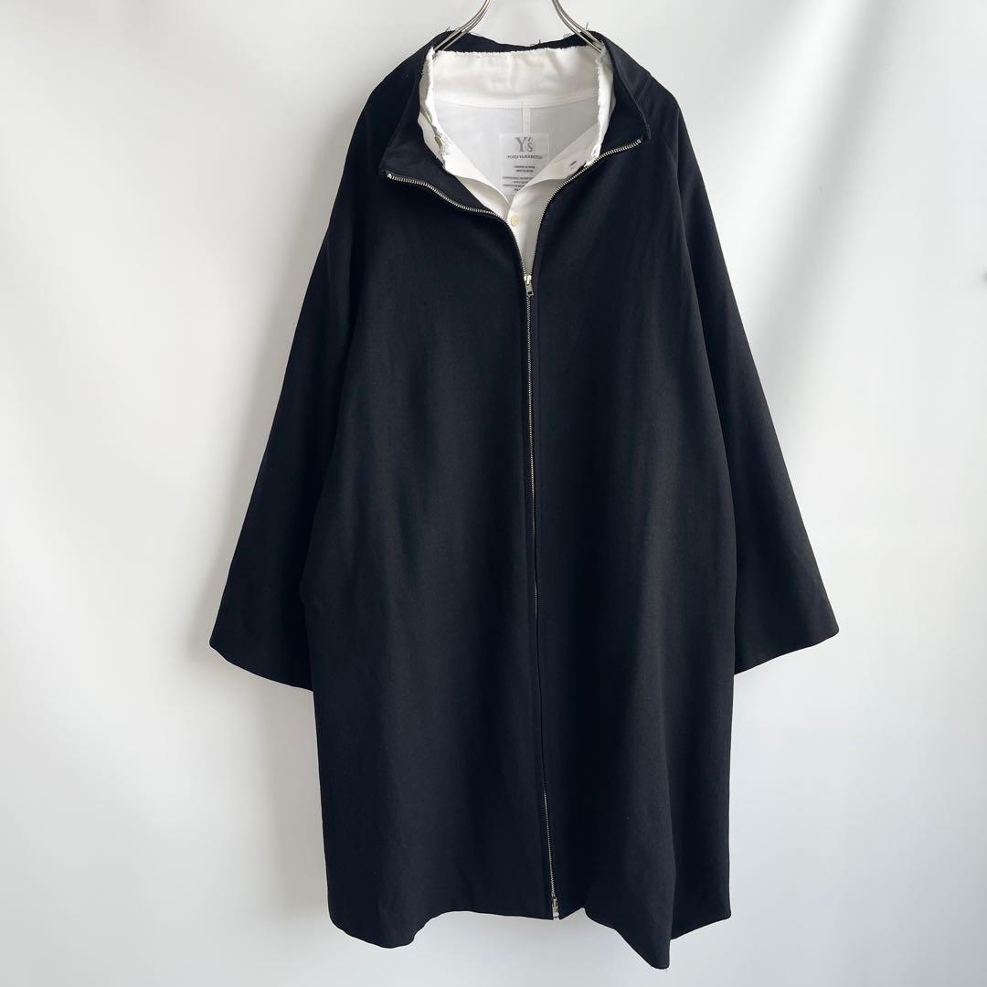 Y's YOHJI YAMAMOTO ウールコート ライナーシャツ 黒 L相当