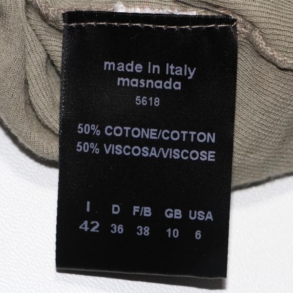 マ*ズ様 masnada カーディガン ニット ロング 綿混 長袖 42 イタリ