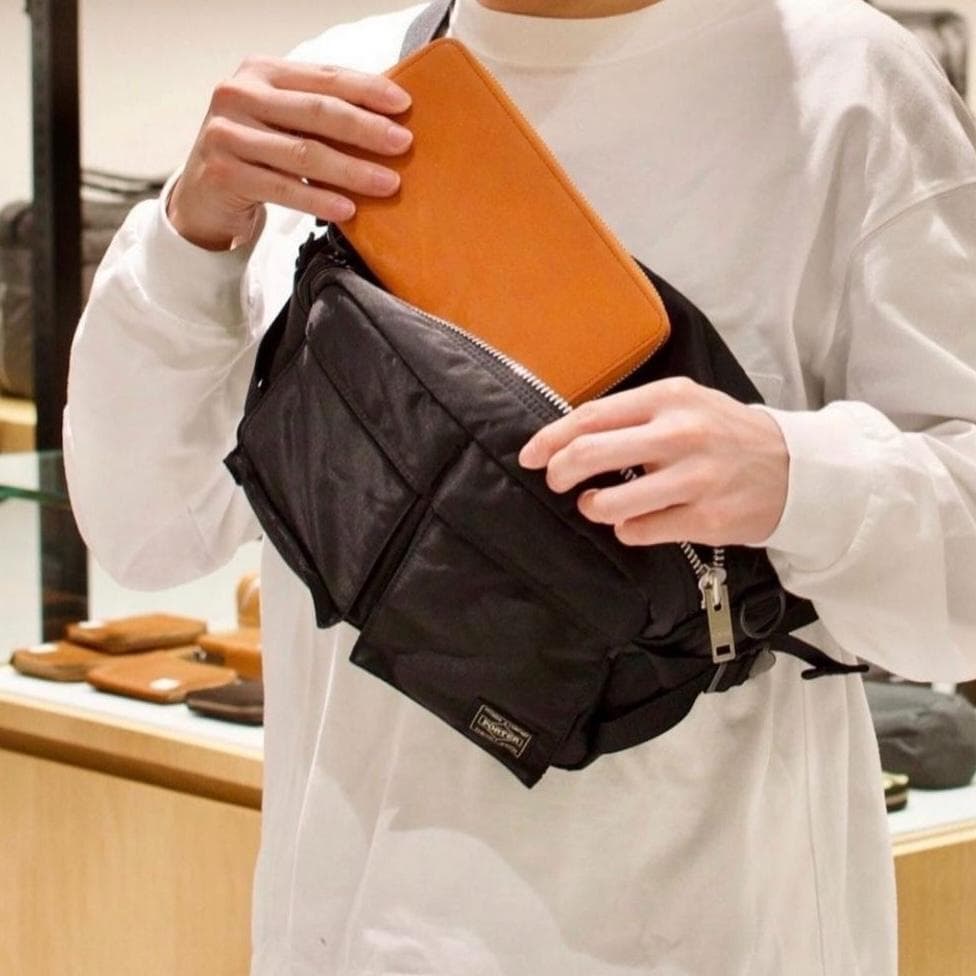 PORTER＿新型TANKER WAIST＿ポータータンカーウエストブラック