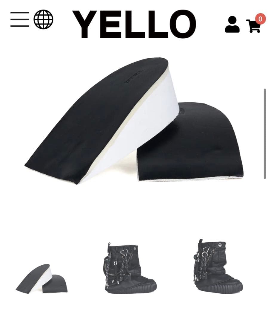 靴 Yello SHUTTERBUG SHORT BOOTS
